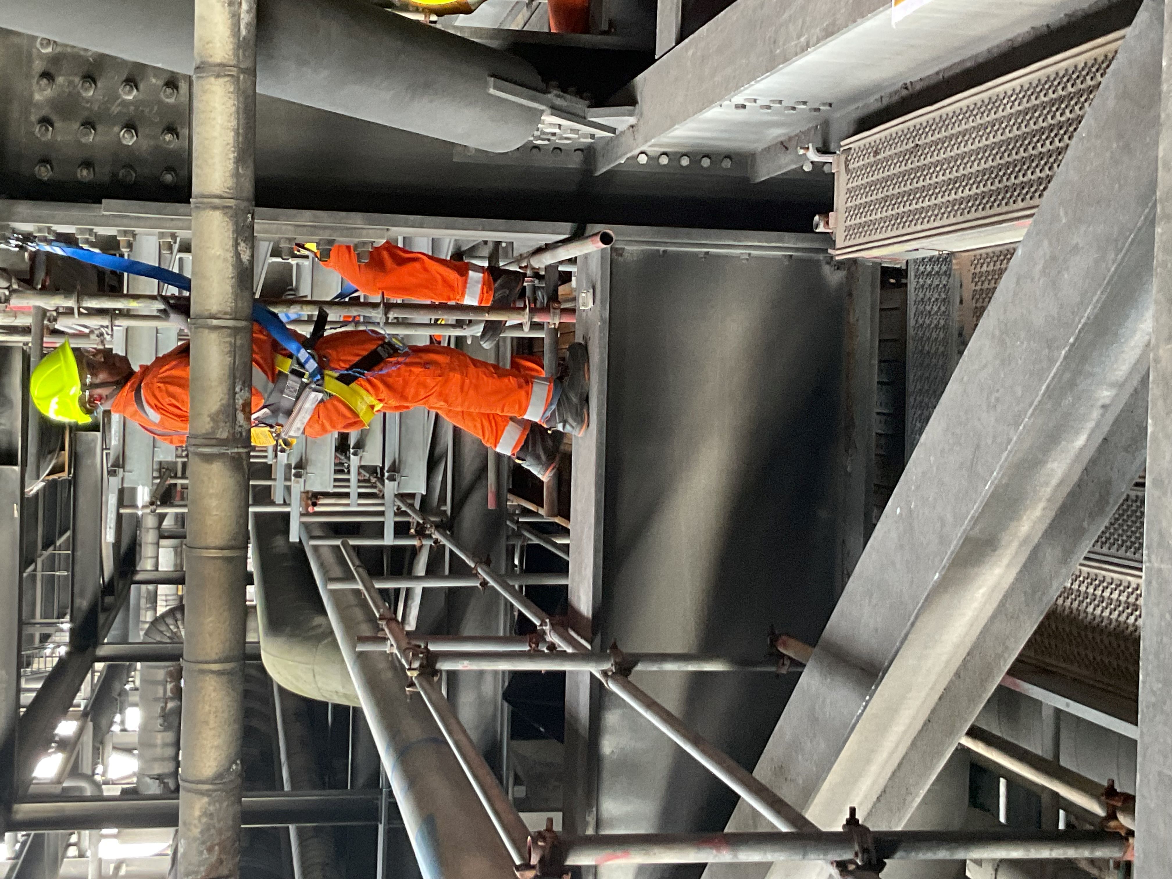At-height structural installation