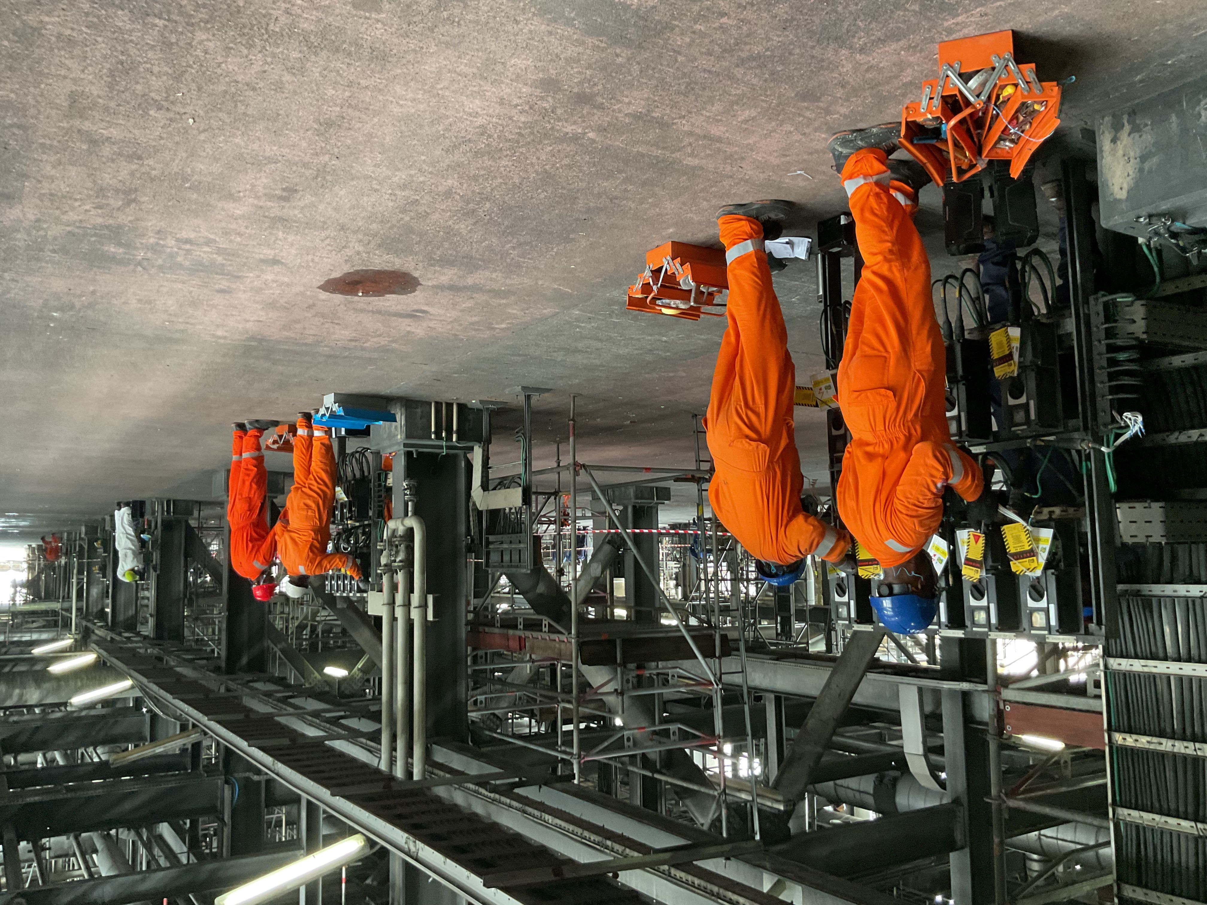 Switch room maintenance works