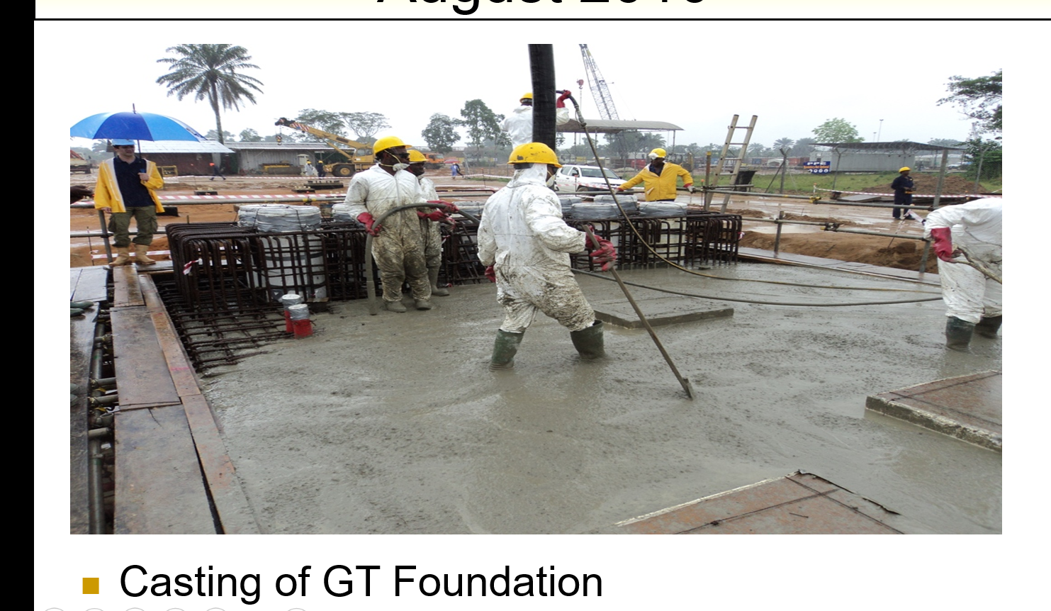 Backfilling of GT foundation